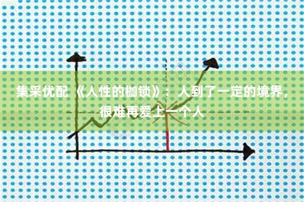 集采优配 《人性的枷锁》：人到了一定的境界，很难再爱上一个人